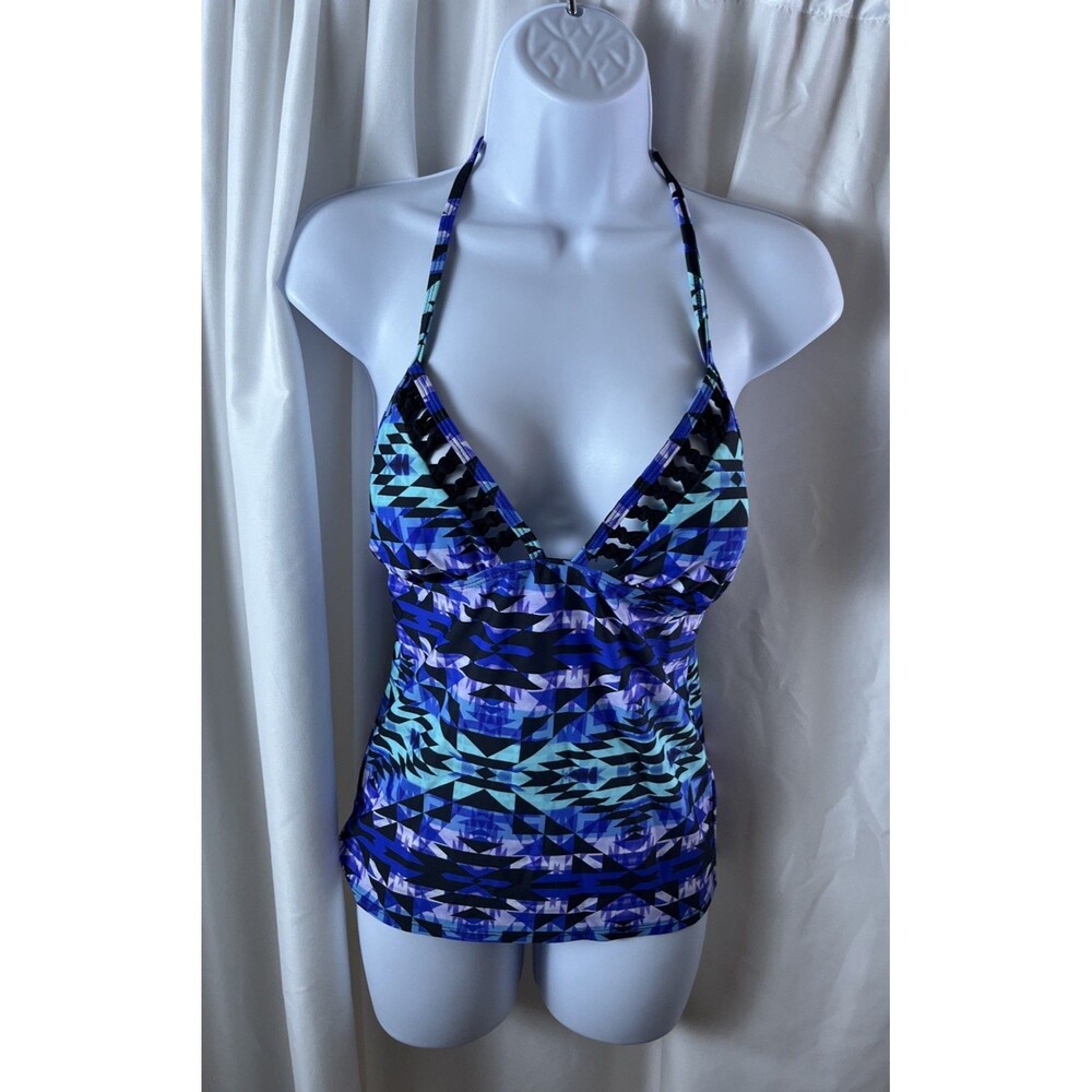 Arizona Jean Women’s Company Women’s Swimwear Geometric Takini Top Size M